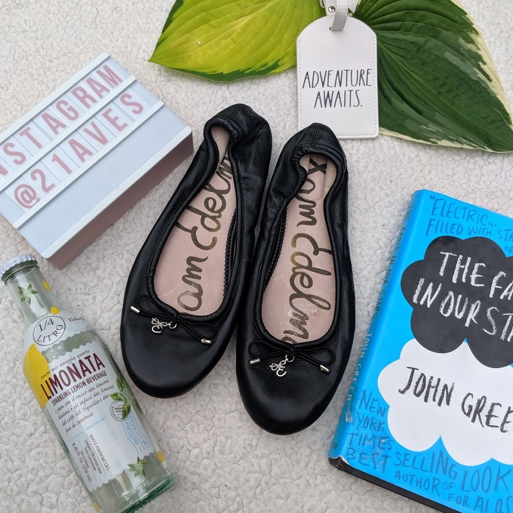 Sam Edelman Black Flats size 7